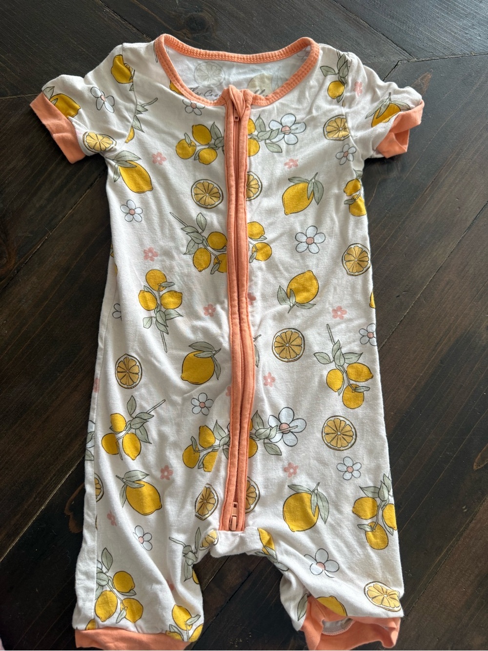 The Cozy Munchkin Bamboo Lemon Shortie 18/24 Month